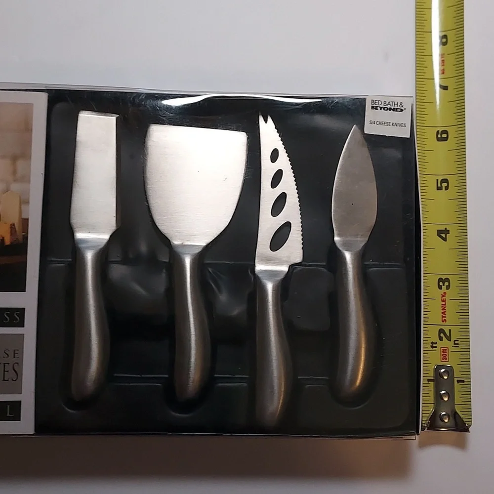 Cheese Knives Set Of 4 Stainless Steel